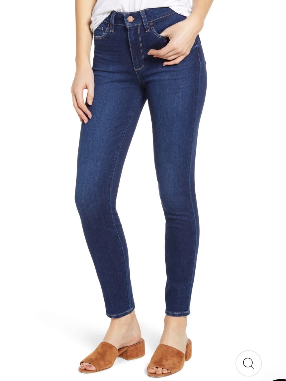 PAIGE Hoxton Ultra Skinny Jeans - Dark Indigo